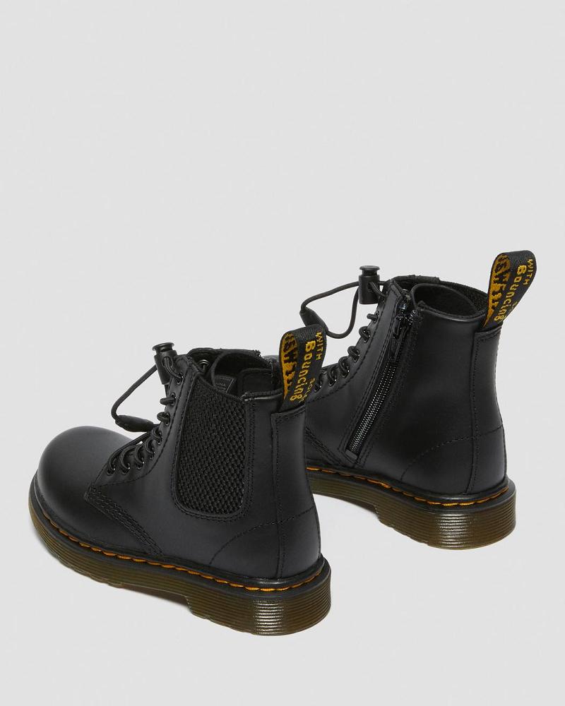 Dr Martens Toddler 1460 Harper Leren Vrijetijdslaarzen Kinderen Zwart | NL 158AHK